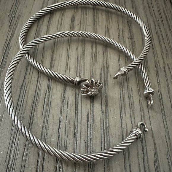 David Yurman silver bracelet Starburst with diamonds - Picture 4 of 15